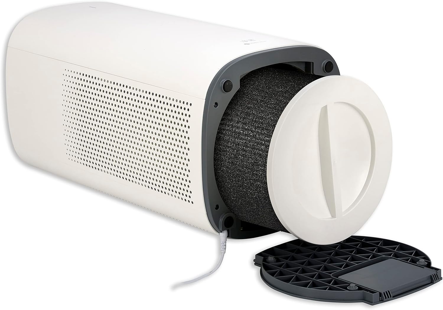 GermGuardian AP5800W 19" Hi-Performance Air Purifier Tower Console with HEPA Filter & Air Quality Sensor