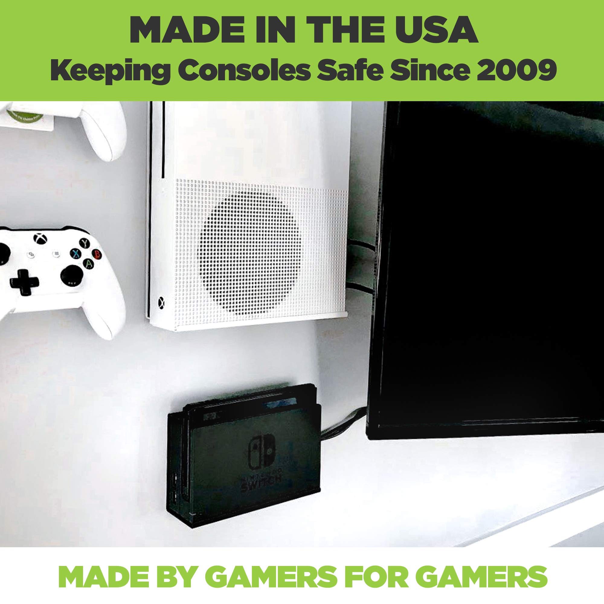 Buy HIDEit Mounts Switch Nintendo Switch Wall Mount, Black Steel Mount