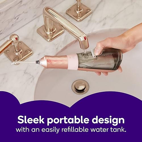 Miniatura 6 de BURST Hilo dental de agua para limpieza de dientes púas de hilo dental inalámbrico para eliminación de placa entre dientes aparatos ortopédicos y