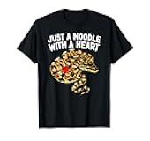 Noodle with A Heart Ball Python Owner Ball Python Lover T-Shirt