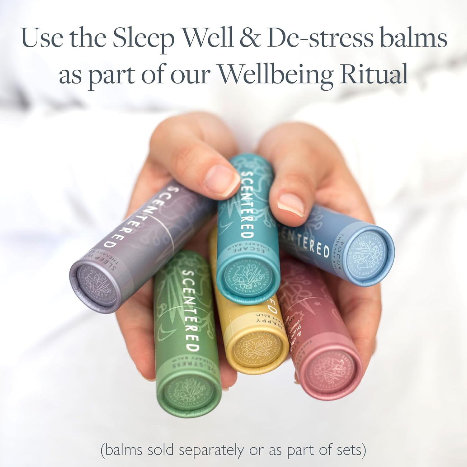 Scentered Aromatherapy Balm Stick Duo for Sleep & Stress-Relief