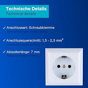 REV 0510052777 PlanoLuxe Earthed Contact Socket Surface-Mounted White