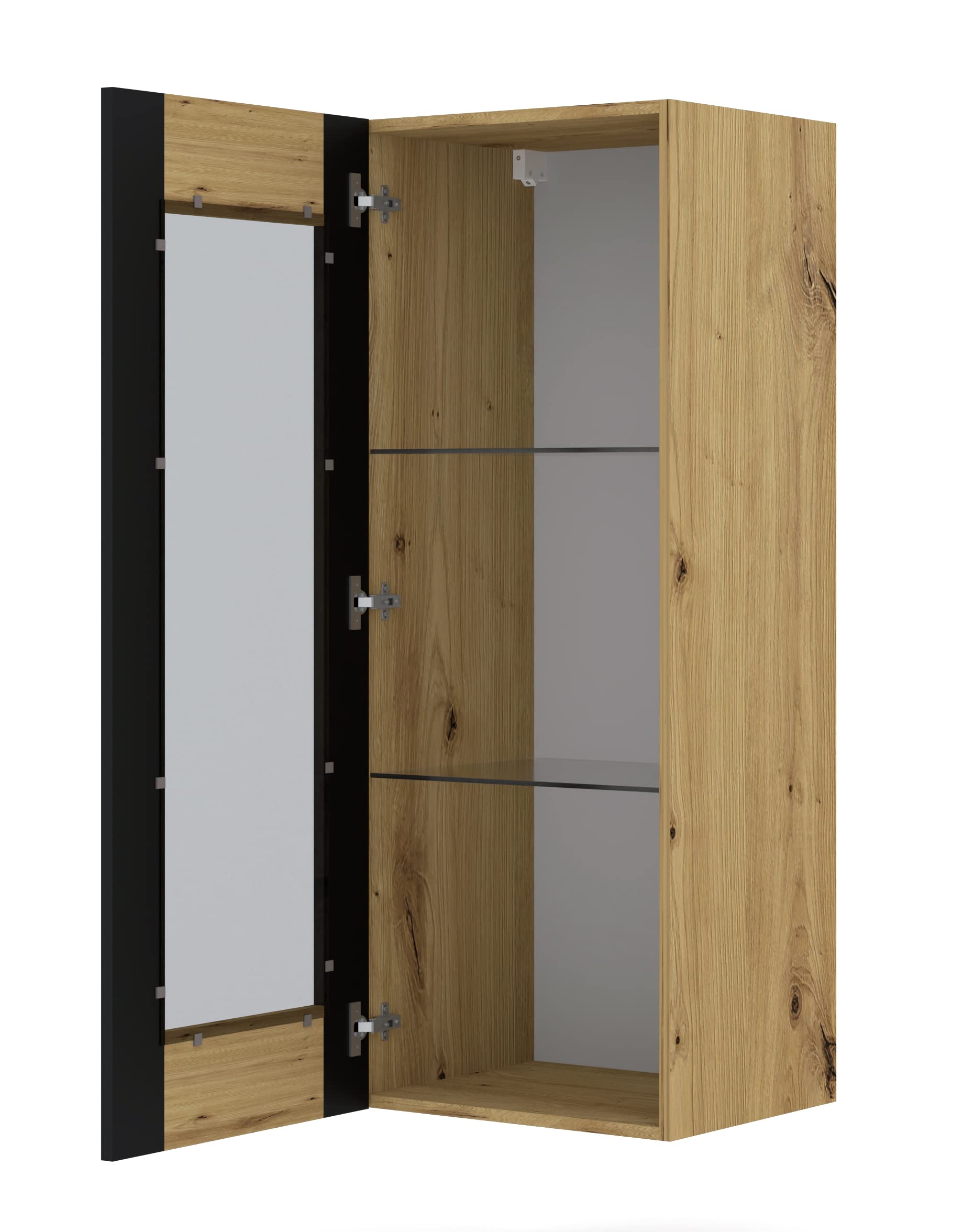 BIM Furniture MONDI - Armadio da parete, 125 cm, in rovere Artisan
