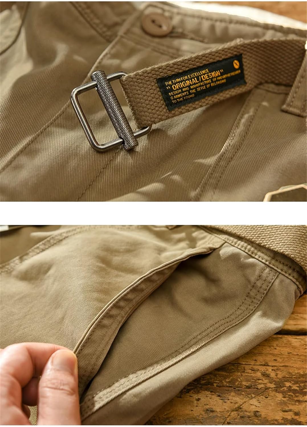 Man Wenle Amekaji Trendy Versatile Workwear Pants American Retro Trousers Cargo Straight Baggy Pants