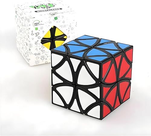 Miniatura 8 de AI-YUN Cubo de rompecabezas de helicóptero, rompecabezas de mariposa, helicóptero Twisty Speed Cube Puzzle juguete, entrenador cerebral, negro