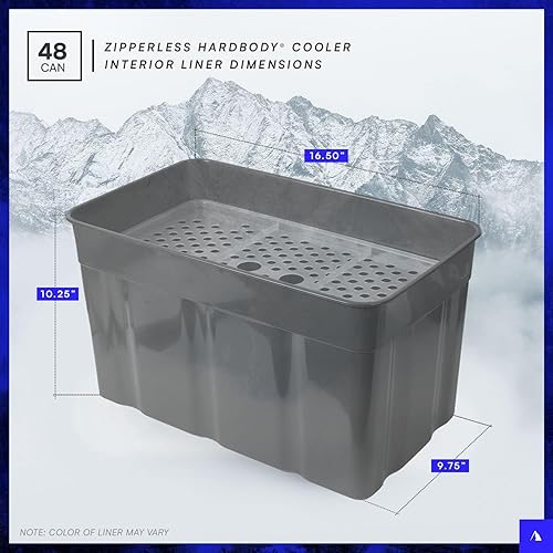 Miniatura 6 de Titan by Arctic Zone Deep Freeze Cooler - Zipperless Hardbody Cooler - Deep Freeze Insulation, HardBody Liner, and SmartShelf