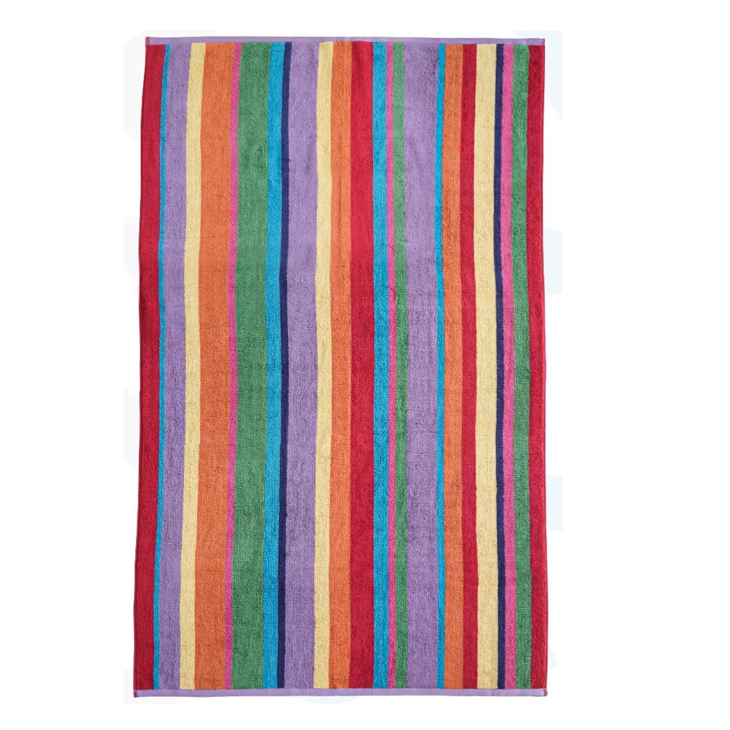Arkwright LLC California Cabana Lot De 4 Serviettes De Plage Surdimensionnées à Rayures – 76,2 X 177,8 Cm – 100% Coton Filé à L'anneau – Double Fil Résistant – Serviette De Piscine