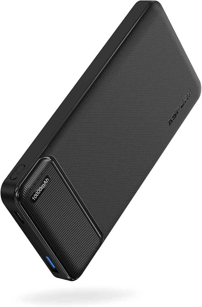 AsperX 22.5W Power Bank Fast Charging 10000mAh Portable Charger, USB C