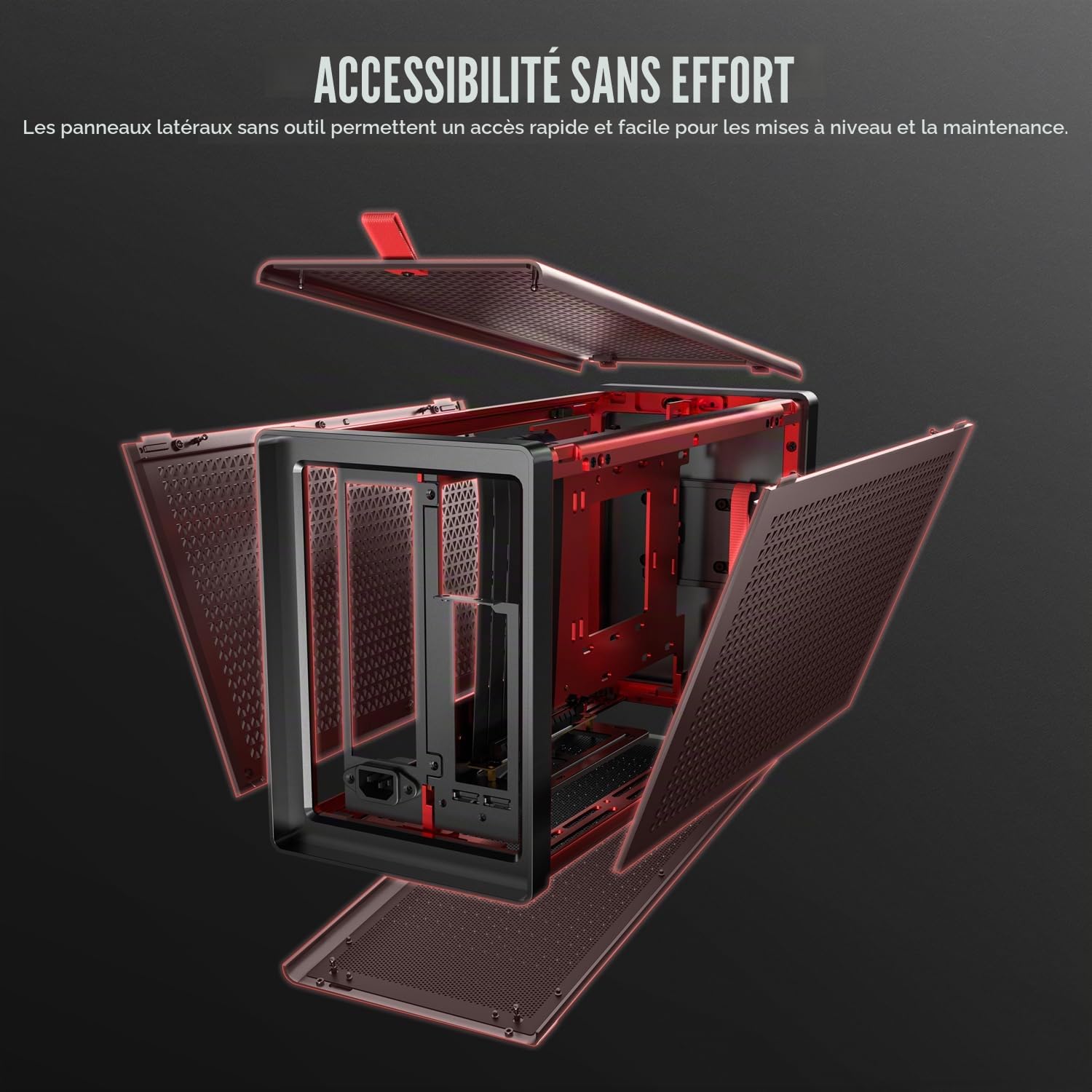 Antec Performance 1M Mini ITX Boîtier PC Gaming Noir