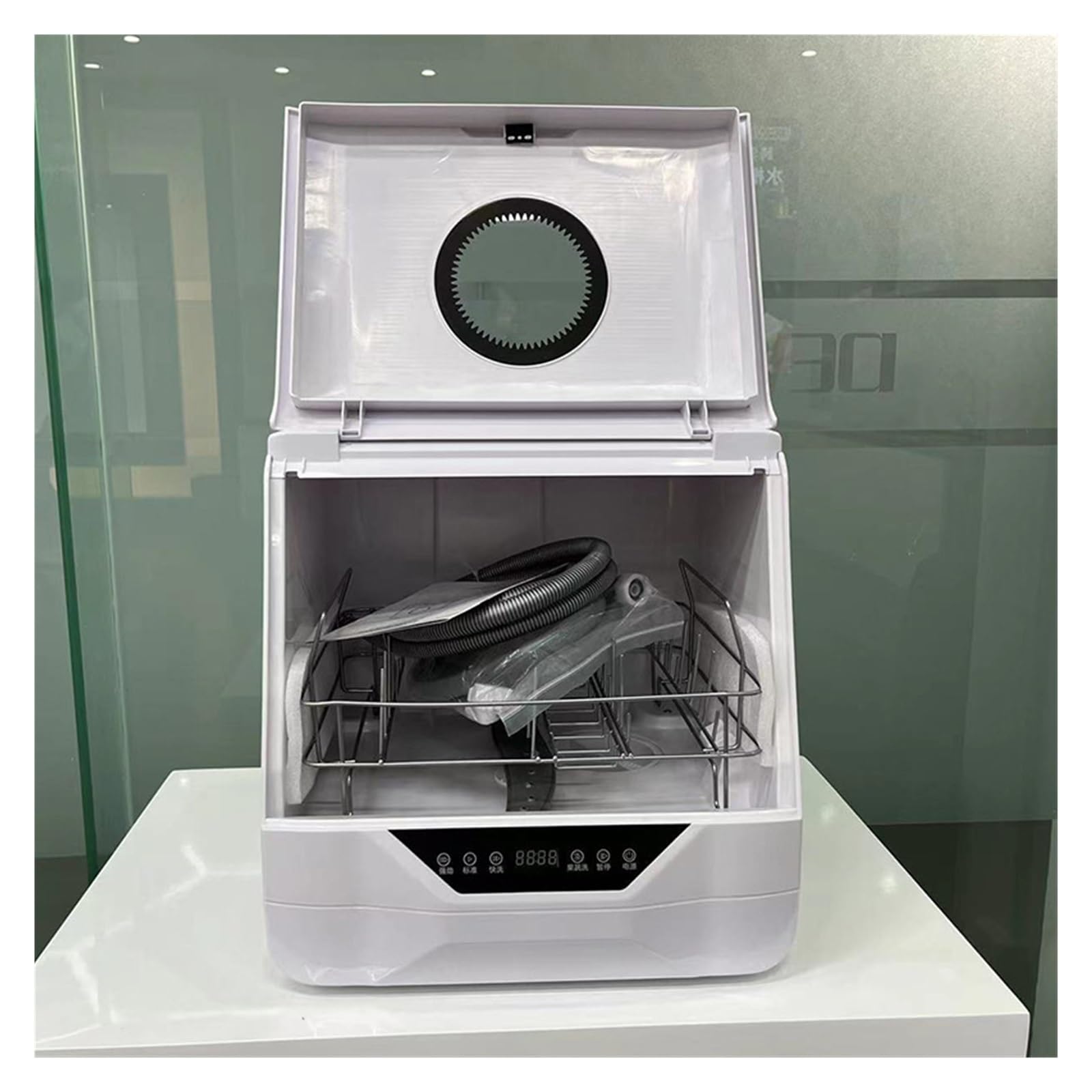 Lavavajillas automático Lavavajillas De Sobremesa Lavado, Desinfección Y Secado Automático Doméstico Lavavajillas Ultrasónico Sin Instalación Diseño compacto y que ahorra espacio