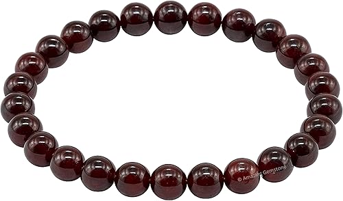 Miniatura 89 de Amazing Gemstone Pulsera de cristal para mujeres y hombres, pulsera de cristal curativo de protección, pulsera elástica con cuentas de piedras