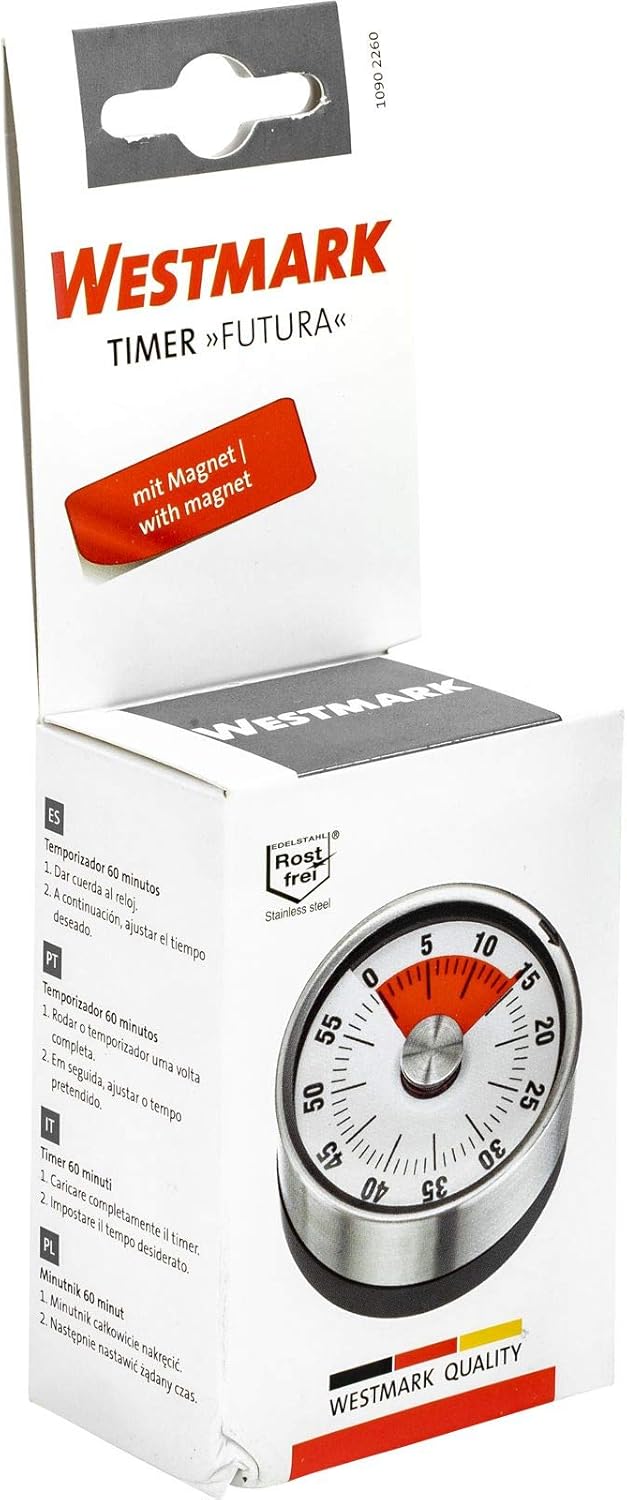 Westmark Timer Futura, A, Stainless Steel