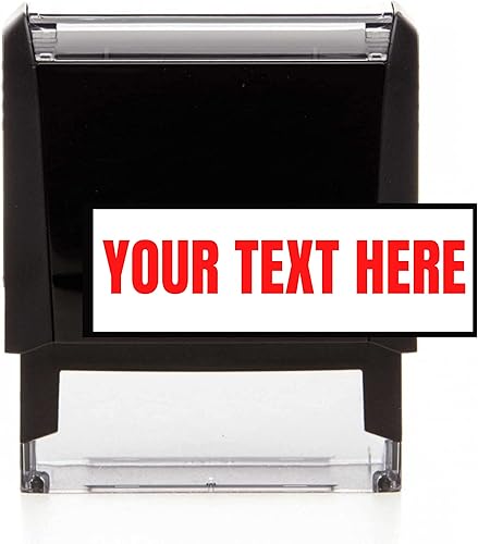 Miniatura 5 de Sello de dirección personalizado autoentintado  Sello de oficina  Sello de profesor  Elige tu fuente y color (5 líneas)