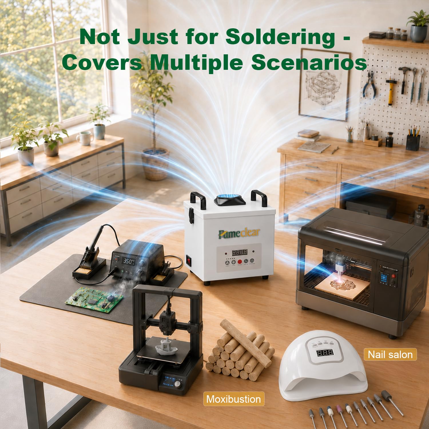 FumeClear FC-100A: Soldering Fume Extractor -9 FumeClear FC-100A: Soldering Fume Extractor -9