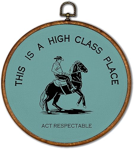 KSDUT Arte de Pared Occidental de Vaquero Ágata Verde - Arte de Pared Preppy Moderno del Suroeste en Lienzo con Marco Colgante, Arte de Pared