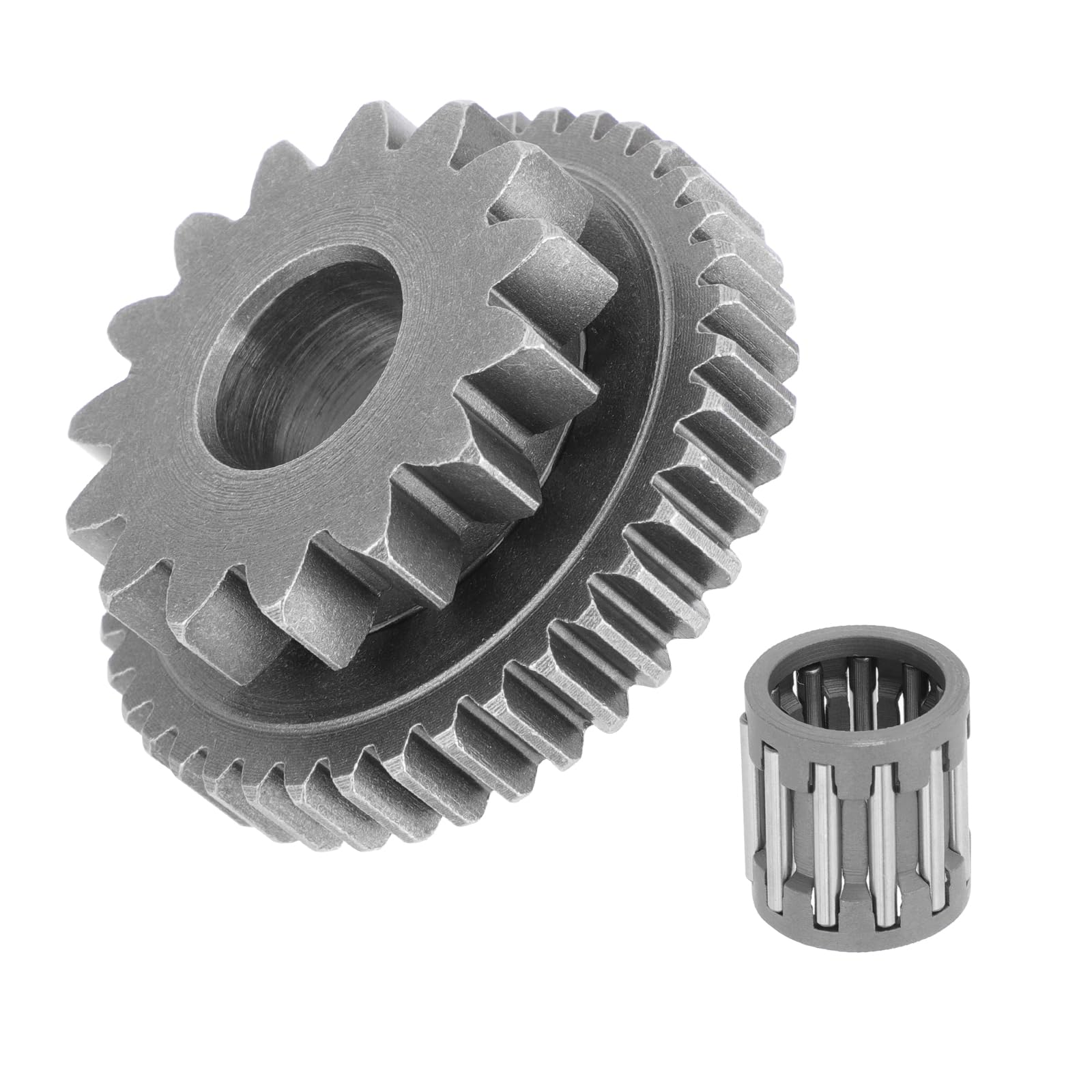 Pignon intermédiaire démarreur pour Yama-ha Kodiak Grizzly Rhino Wolverine | 5GH-15512-00-00 pour Yama-ha Kodiak Grizzly Wolverine Rhino 400 450 660 2000-2023 avec roulement 93310-212R6-00 15T/40T