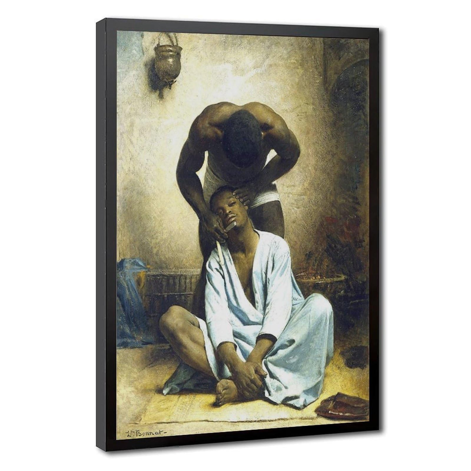Impression sur toile Leon Bonnat tableau décoratif petit format pour bureau - 8
