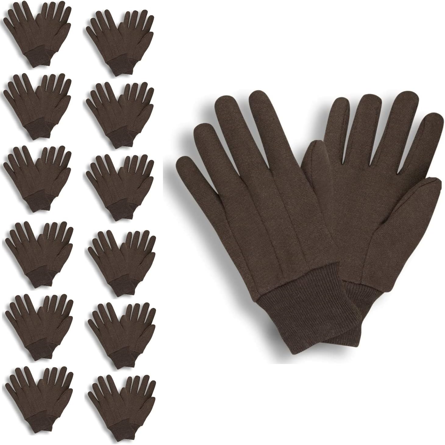 Cordova Safety Products 1402 Standard Weight Brown Jersey Gloves, Ladies by Cordova Safety Products