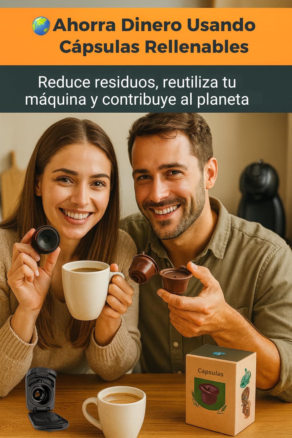 RO Linea Blanca ® Porta Capsulas Compatible Krups Dolce Gusto Lumio MS-624360 Repuesto Original Soporte Cafe KP130 KP310 Compatible DeLonghi EDG325 EDG355 Plastico Negro Alta Temperatura