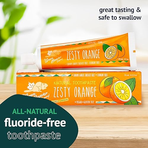 Miniatura 2 de Pasta de dientes sin flúor naranja y picante