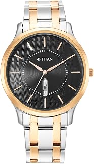 Titan Black Dial Analog Watch for Men-NR1825KM02