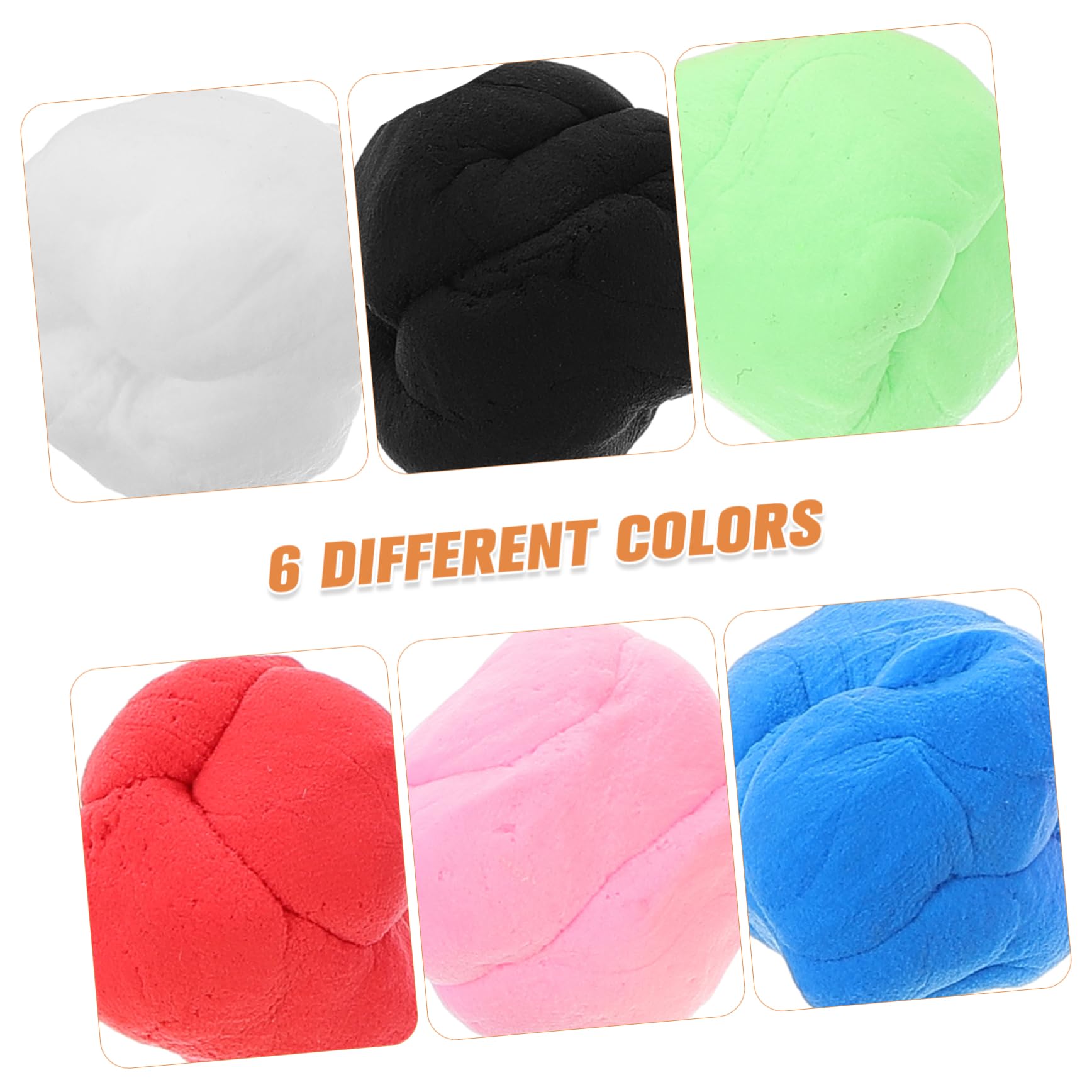 6sacs Pâte à Modeler Colorée Ultra Légère De Pâte à Modeler Pour Garçon Fille Kit Argile à Séchage à Air Idéale Pour Activités Manuelles Art