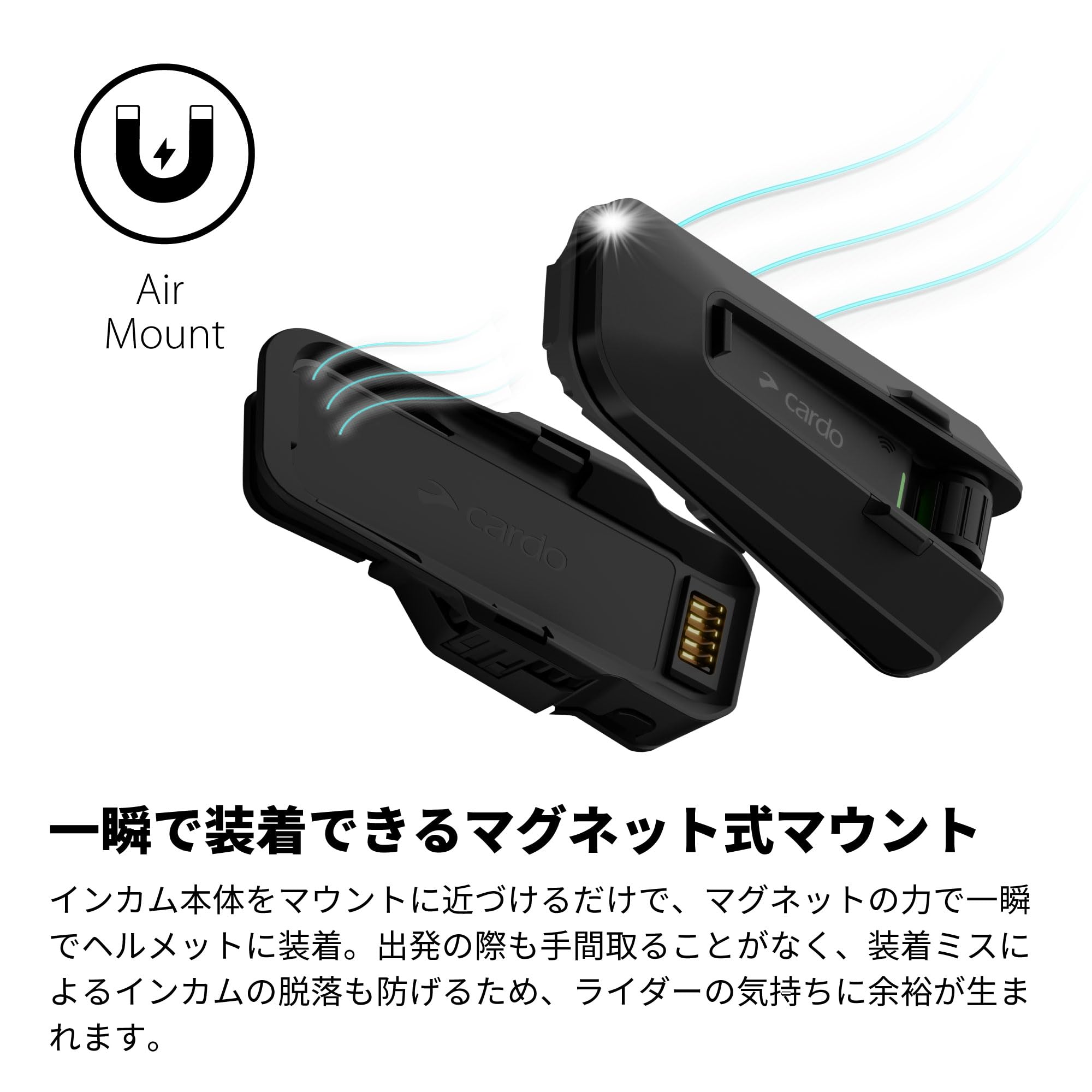 Amazon.co.jp: Cardo (カルド) バイク用インカム PACKTALK PRO DUO