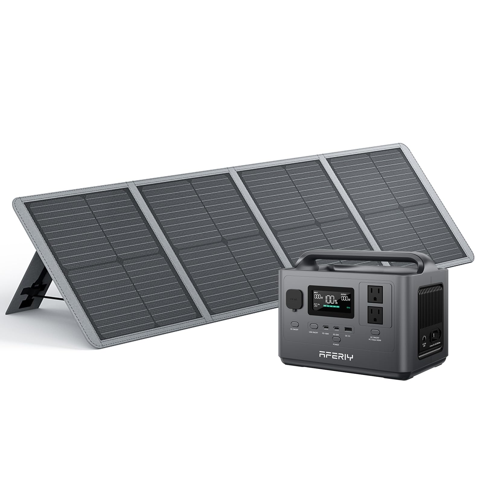 Amazon.co.jp: AFERIY Nomad400 ポータブル電源 256Wh ソーラーパネル