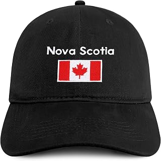 Trendy Apparel Shop Nova Scotia with Canadian Flag Embroidered Cotton Low Profile Dad Hat