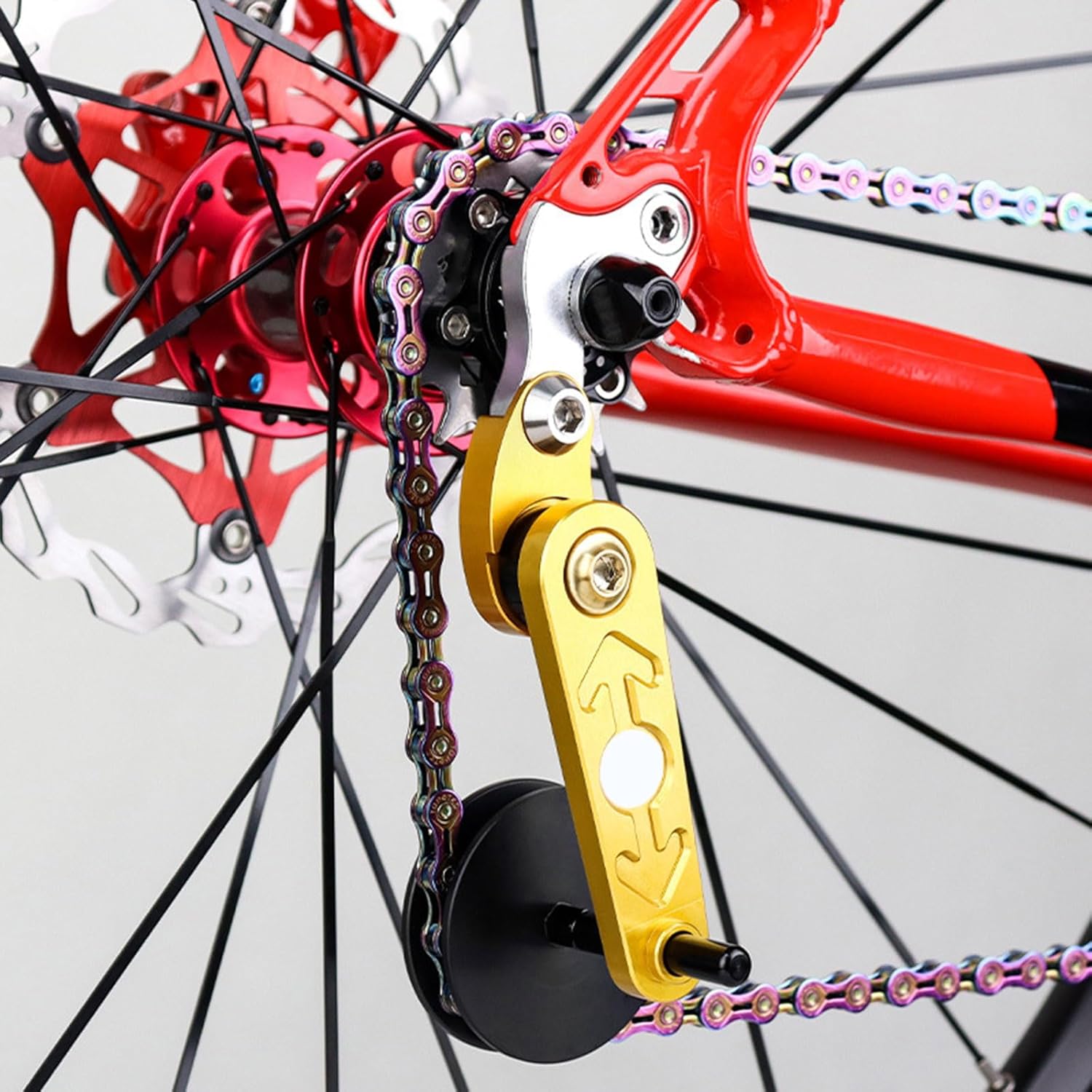 Single Speed Conversion Kits Bicycles Single Speed Adjuster Converter Chain Guide Cassettes Cogs Bike Chain Tensioner