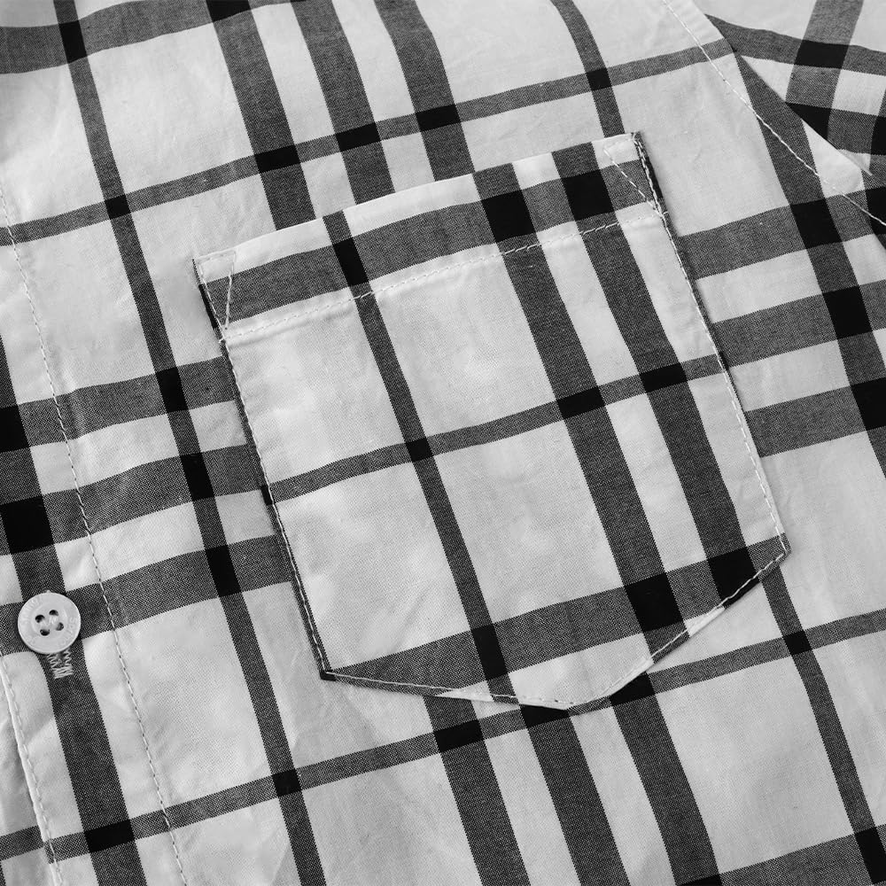 Spring&Gege Camisa de vestir de manga corta para niño, uniforme formal, tejido liso
