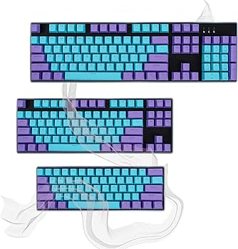 Amazon.com: Ussixchare Keycaps 60 Percent 104 Backlit PBT