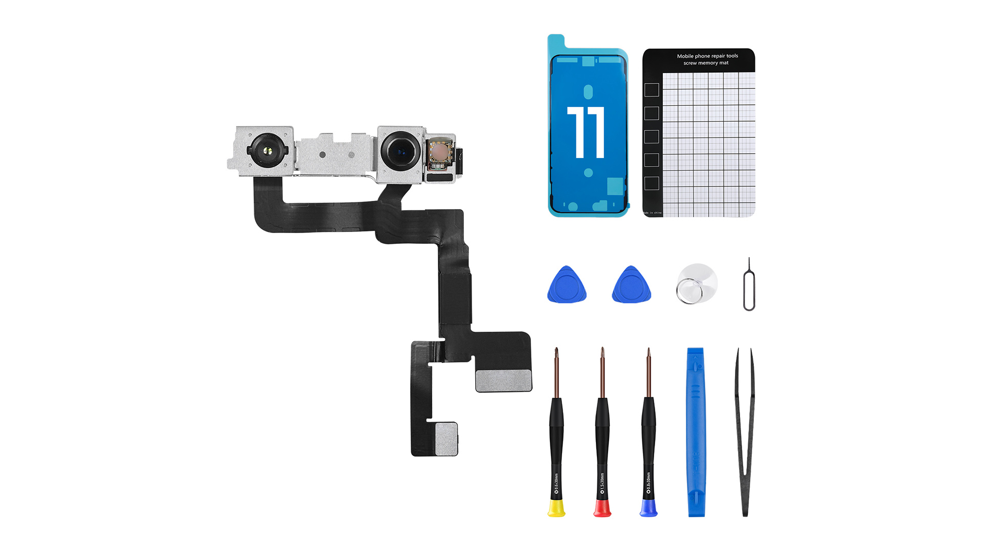 【BT100%】 iPhone 11 DGSCSMY for iPhone 11 Front Camera Replacement Repair Kit 12MP 6.1