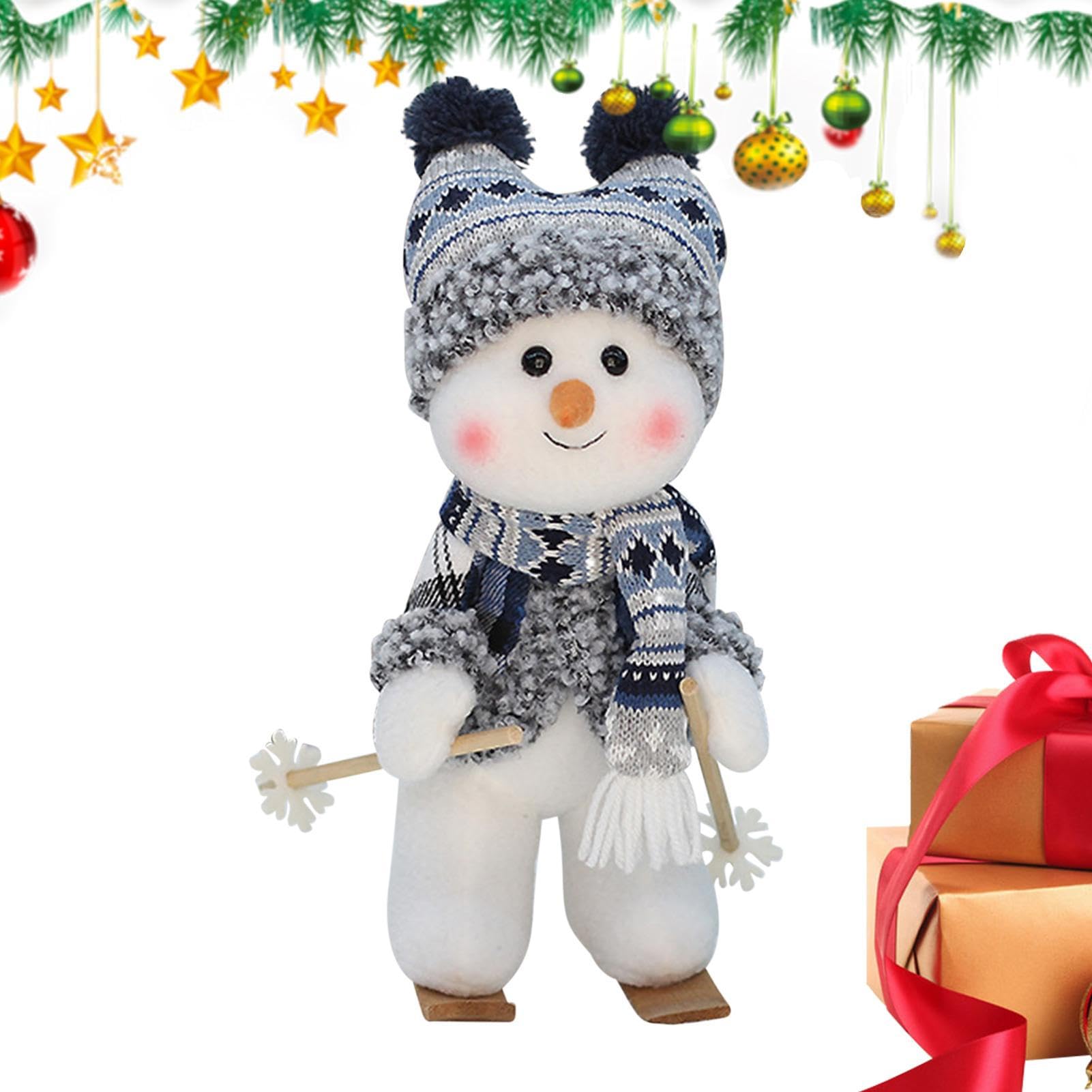 Amazon.co.jp: 雪だるまぬいぐるみ - 雪だるま クリスマス フィギュア