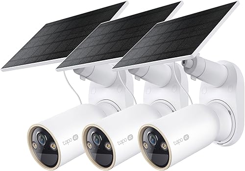 Miniatura 14 de Tapo TP-Link Tapo SolarCam C402 Kit, cámara solar para exteriores con batería y base de panel solar, inalámbrica, 1080P, detección gratuita de