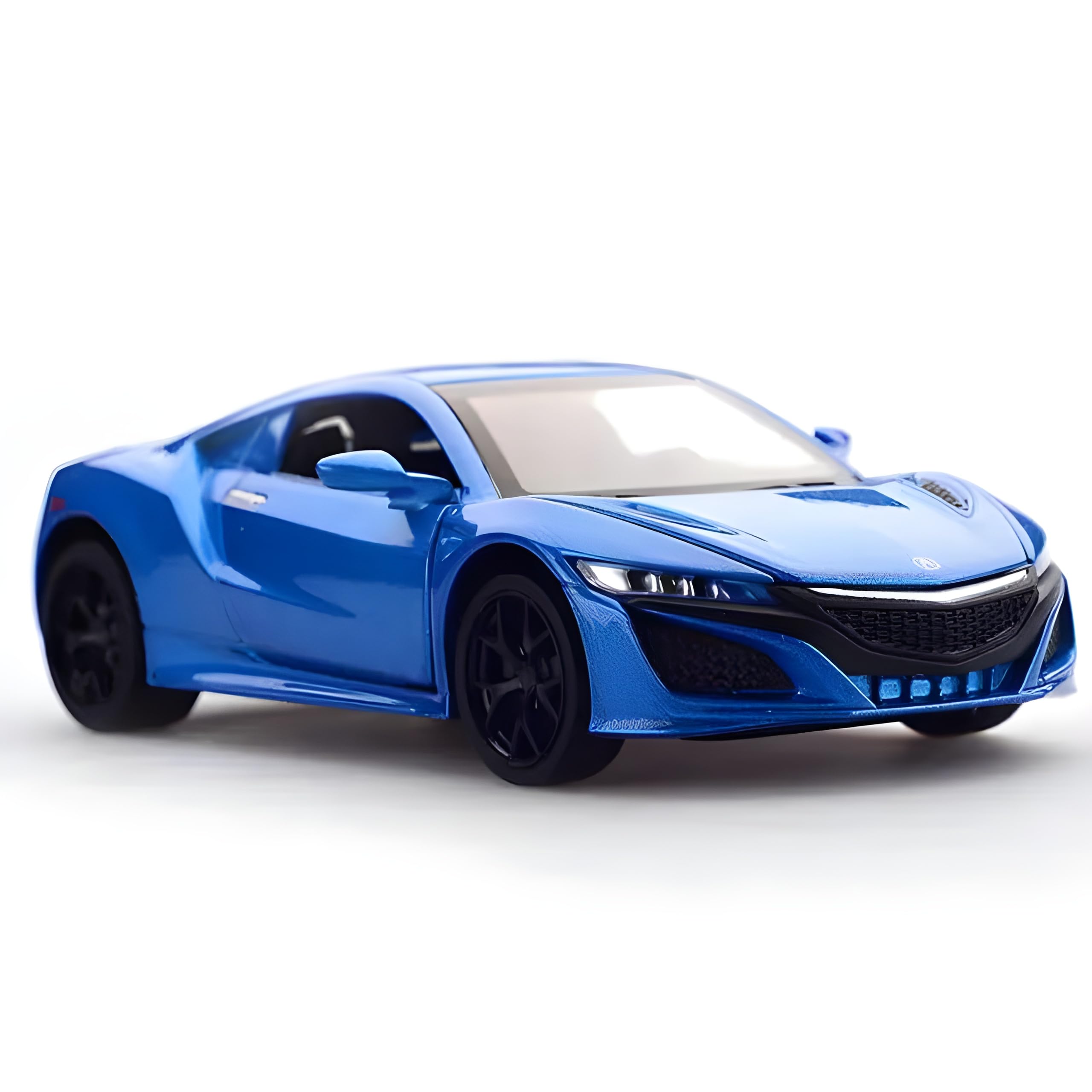 The Ng Art Die-Cast Zinc Alloy 1:32 Scale NSX Acura with Openable Doors and Pull Back Action Best Gift for Your Children & Home and Office Dacor (Blue Color)