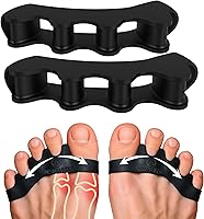 Vista 10 de VYCE PrimalStep Separadores de dedos de los pies, extensores, espaciadores, enderezador para corregir los dedos de los pies para hombres y mujeres