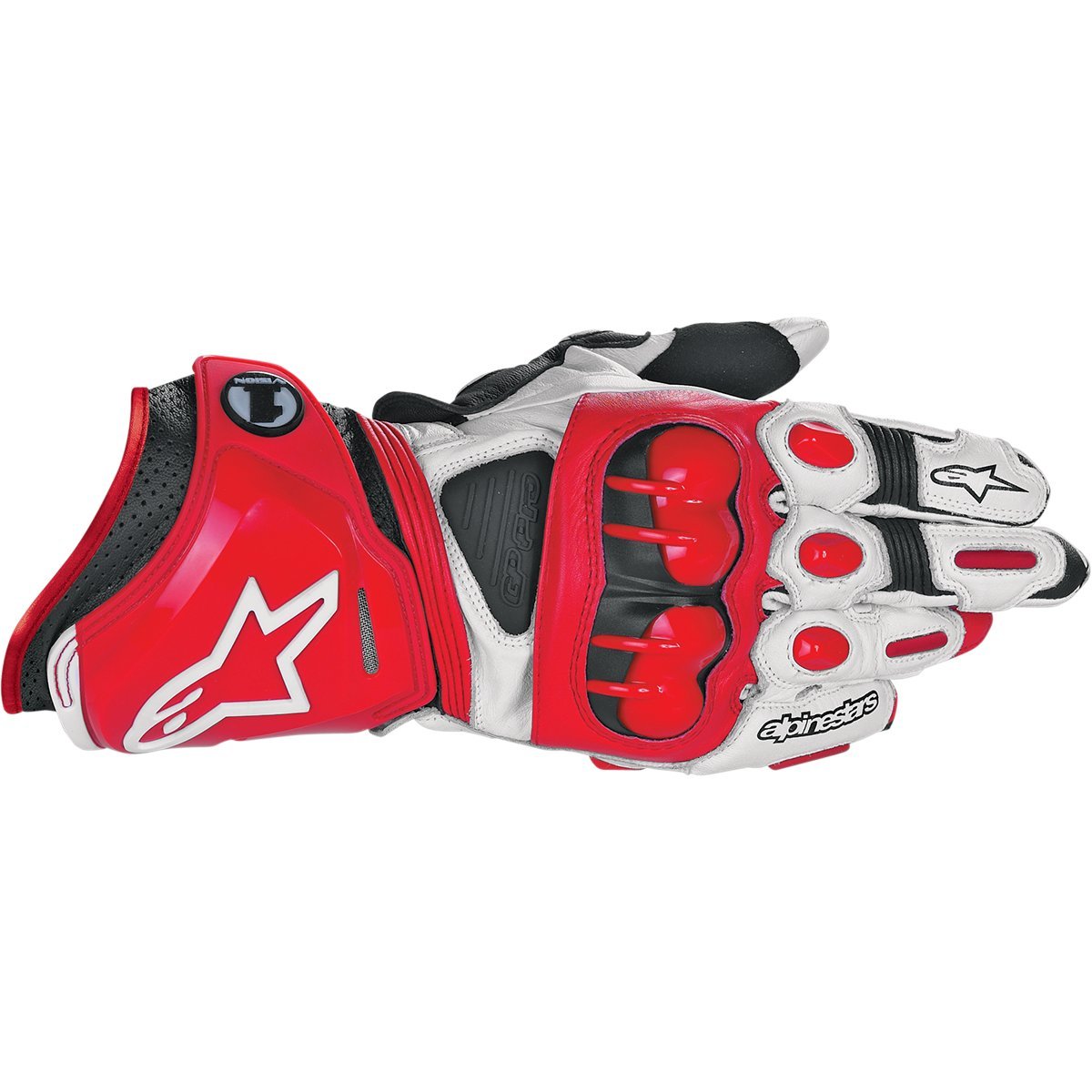 Alpinestars GP Pro eldiven M / 8 Kırmızı 355677-30 : Amazon.com.tr