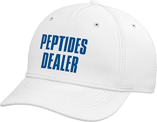 Peptides Dealer Skincare Health Wellness Fitness Biohacker Adjustable Baseball Hat