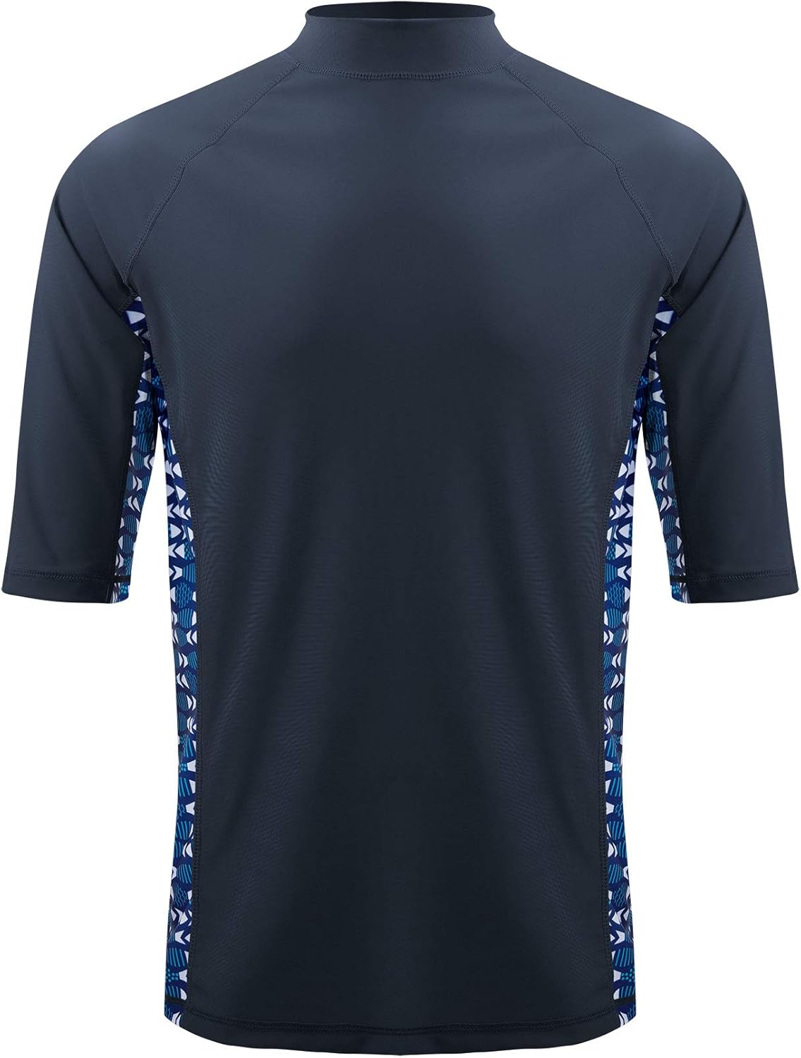 Men's Short Sleeve Quick Dry UPF 50 Rash Guard, Ture Fit Swim Shirts for Beach Trip, Water Sports: Clothing