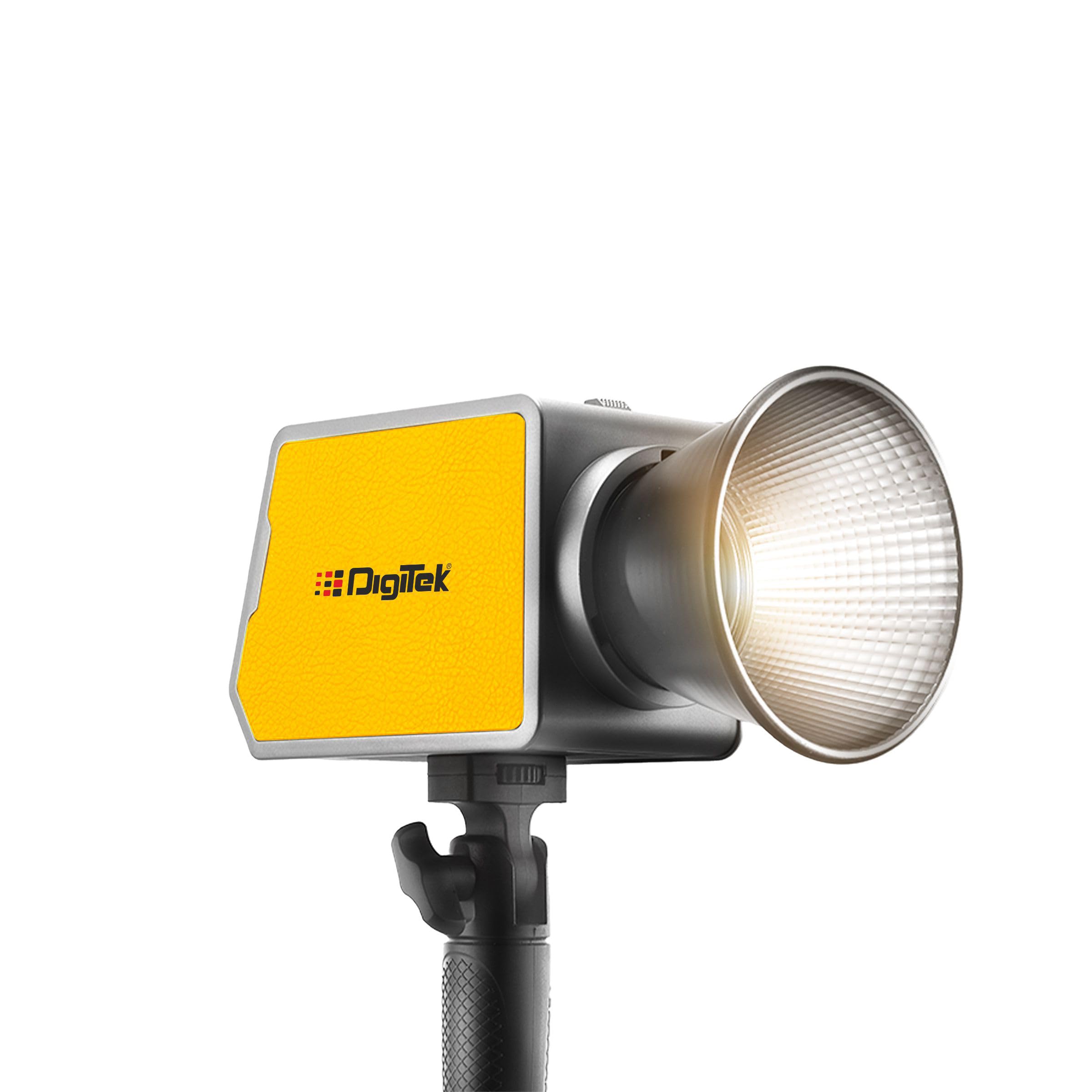 DIGITEK® (DCL-100 WBC) 100W Bi-Color Continuous LED Light with Mini Bowen Mount & Reflector, 2700K-6500K+200 Color Temp, 20FX Modes, 97+ CRI, 0-100% Brightness, APP Control, Lighting for Videography-image-38