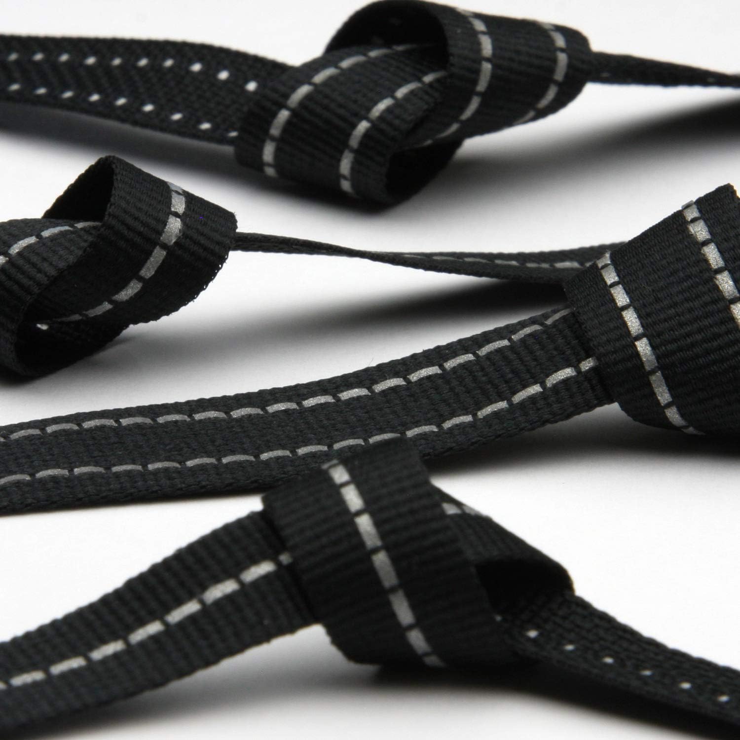 FUJIYAMA RIBBON 再帰反射織テープ ダブルステッチ 15mm ブラック 9.14M巻 手芸 服飾