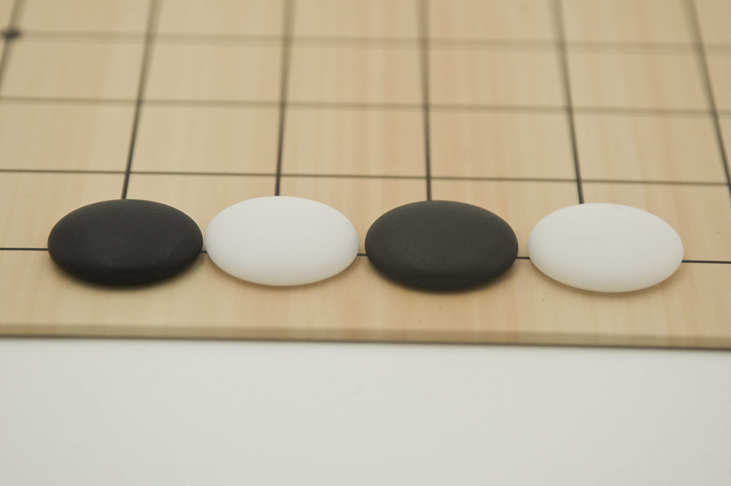 3-in-1 Beginner Go Set with Cardboard Board and Plastic Stones