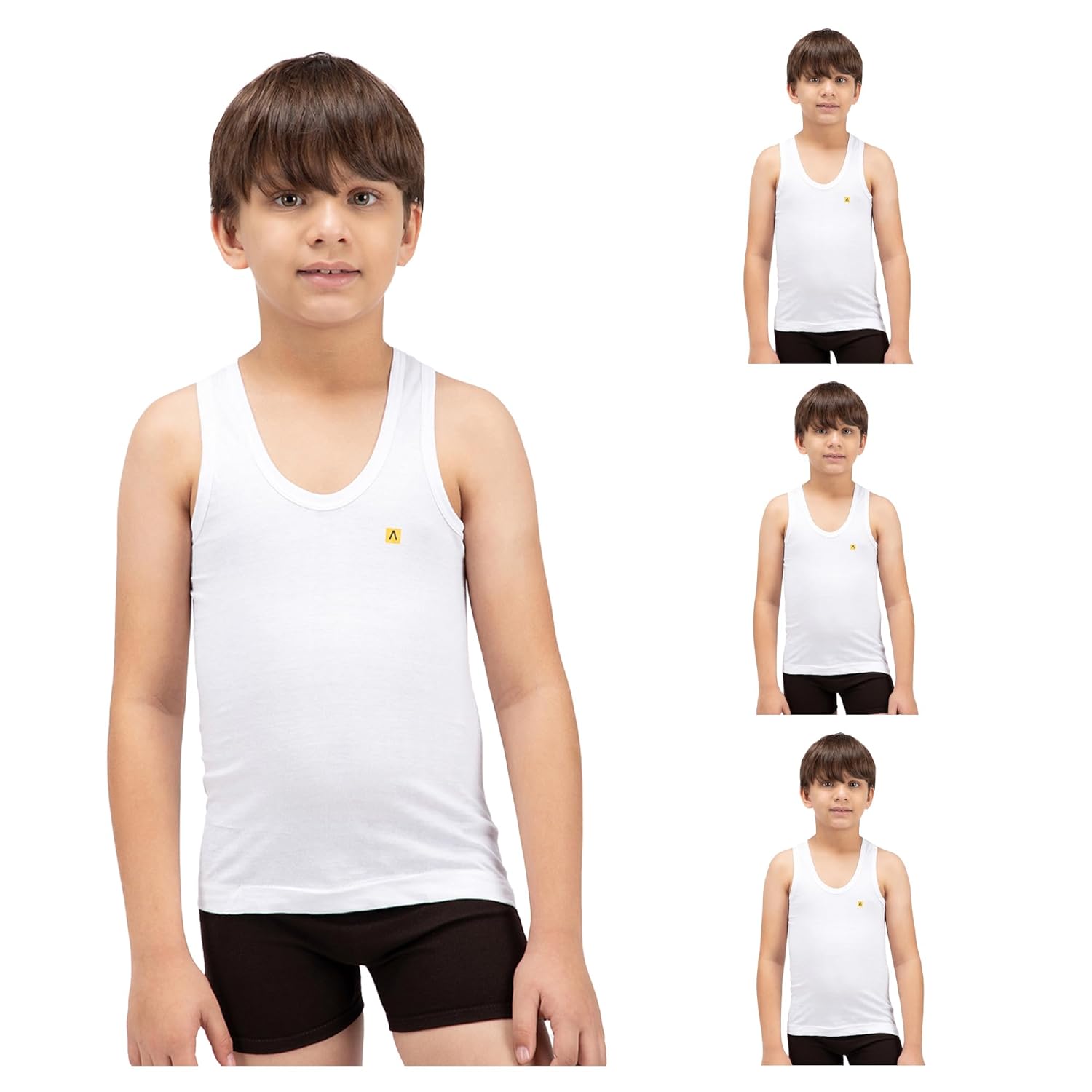 Amul Comfy Boys Cotton Solid Vest Pack of 4 - Review, Price and Buying Guide