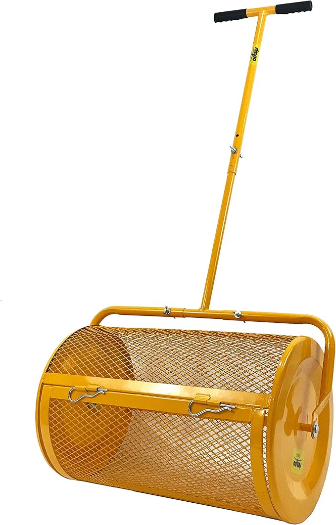 SIMPO Peat Moss Spreader Compost Spreader Lawn & Garden Spreader 24" x 16" x 59