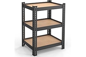 3-Tier Industrial Small Plastic Storage Shelves