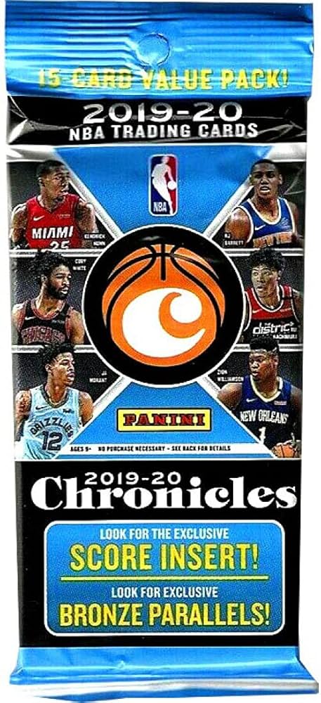 Amazon.com: 2019-2020 Panini Chronicles Basketball VALUE pack (15