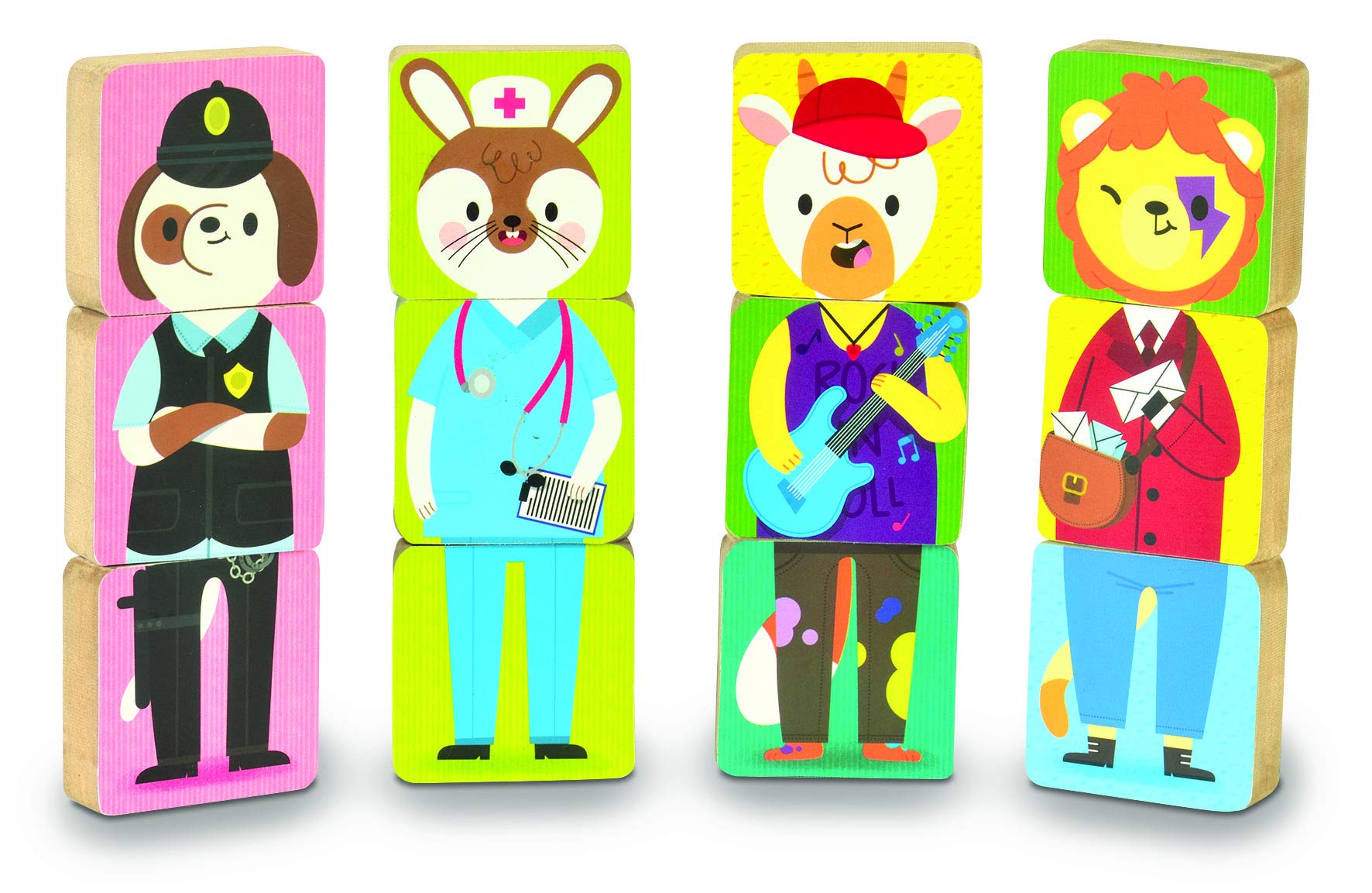 Fiesta- Mix and match magnetic animals, Multicolor (T2926) , color/modelo surtido