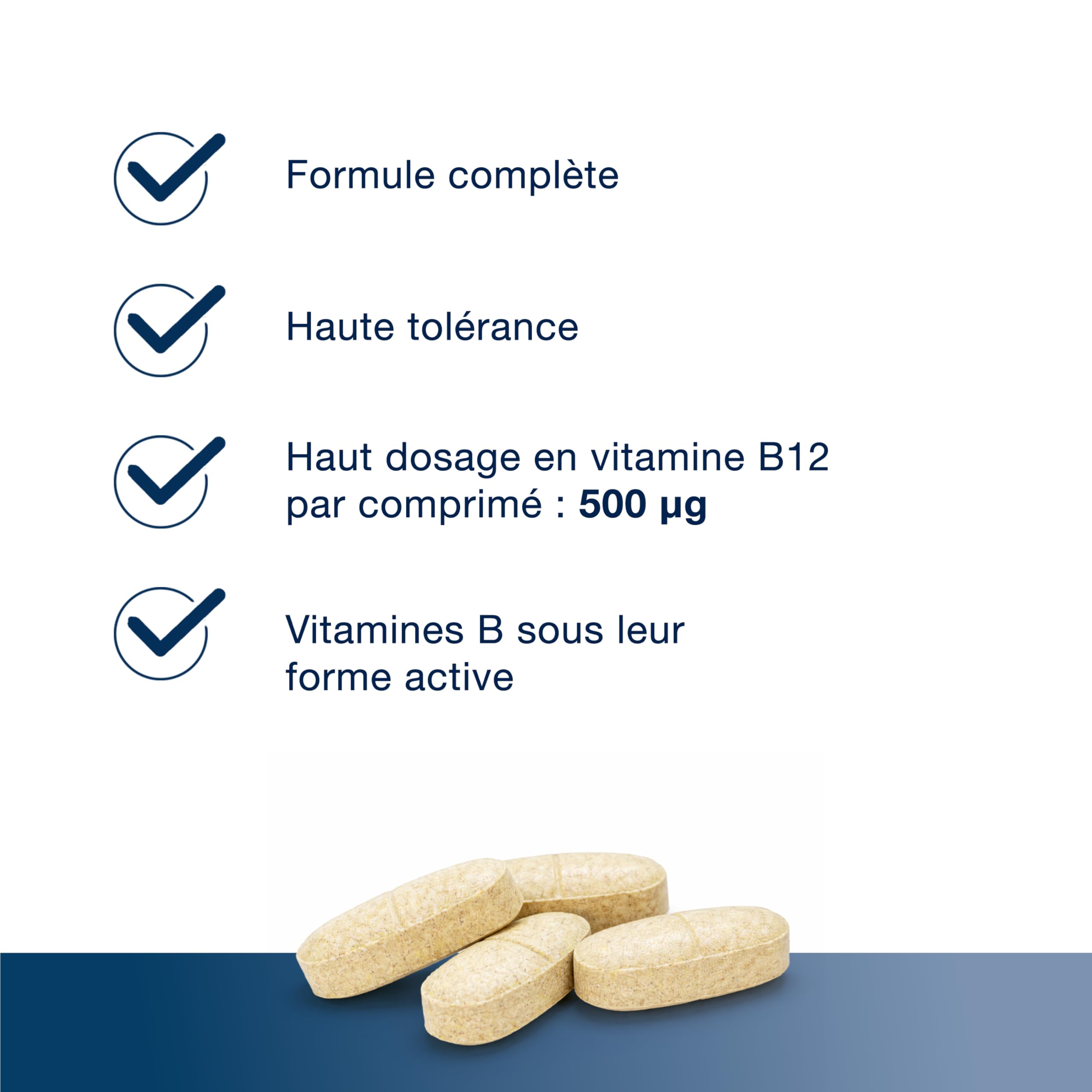 Metagenics Complexe Vitamines B Haute Puissance - B12 Méthylée & Folate Actif, Énergie, Système Nerveux & Fonctions Psychologiques, 90 Comprimés Végan