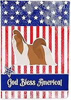 Vista 699 de Caroline's Treasures BB4243GF Bandera de jardín con texto en inglés «Merry Christmas» con texto en inglés «Merry Christmas», bandera decorativa